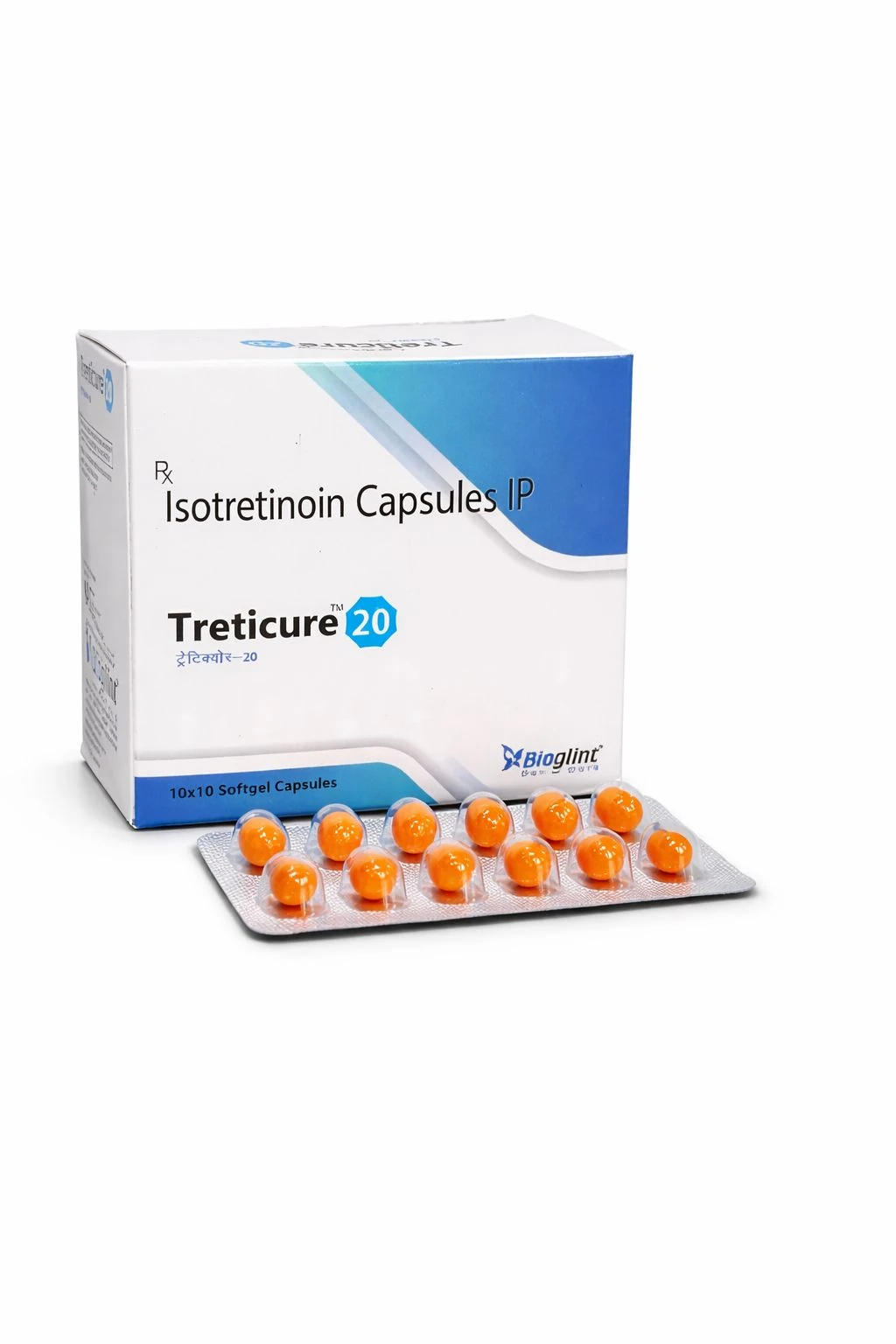 Bioglint Treticure 20 Isotretinoin Capsules IP 20 mg