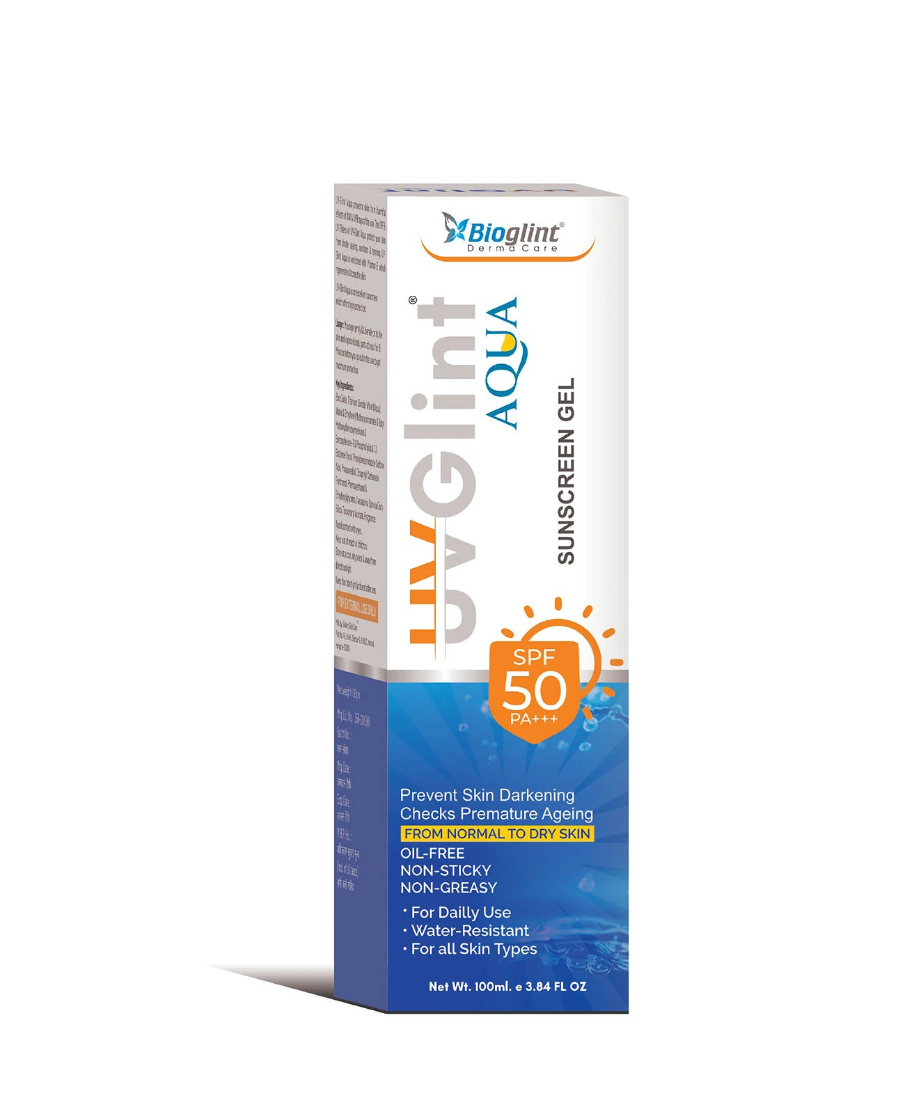 Bioglint UV-Glint Aqua Sunscreen Gel SPF 50 PA+++