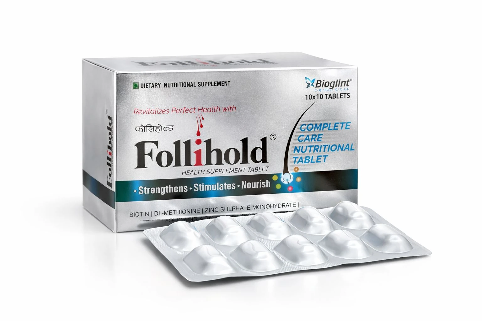 Biotin DL-Methionine Zinc Sulphate Folic Acid Tablets PCD Franchise – Folihold