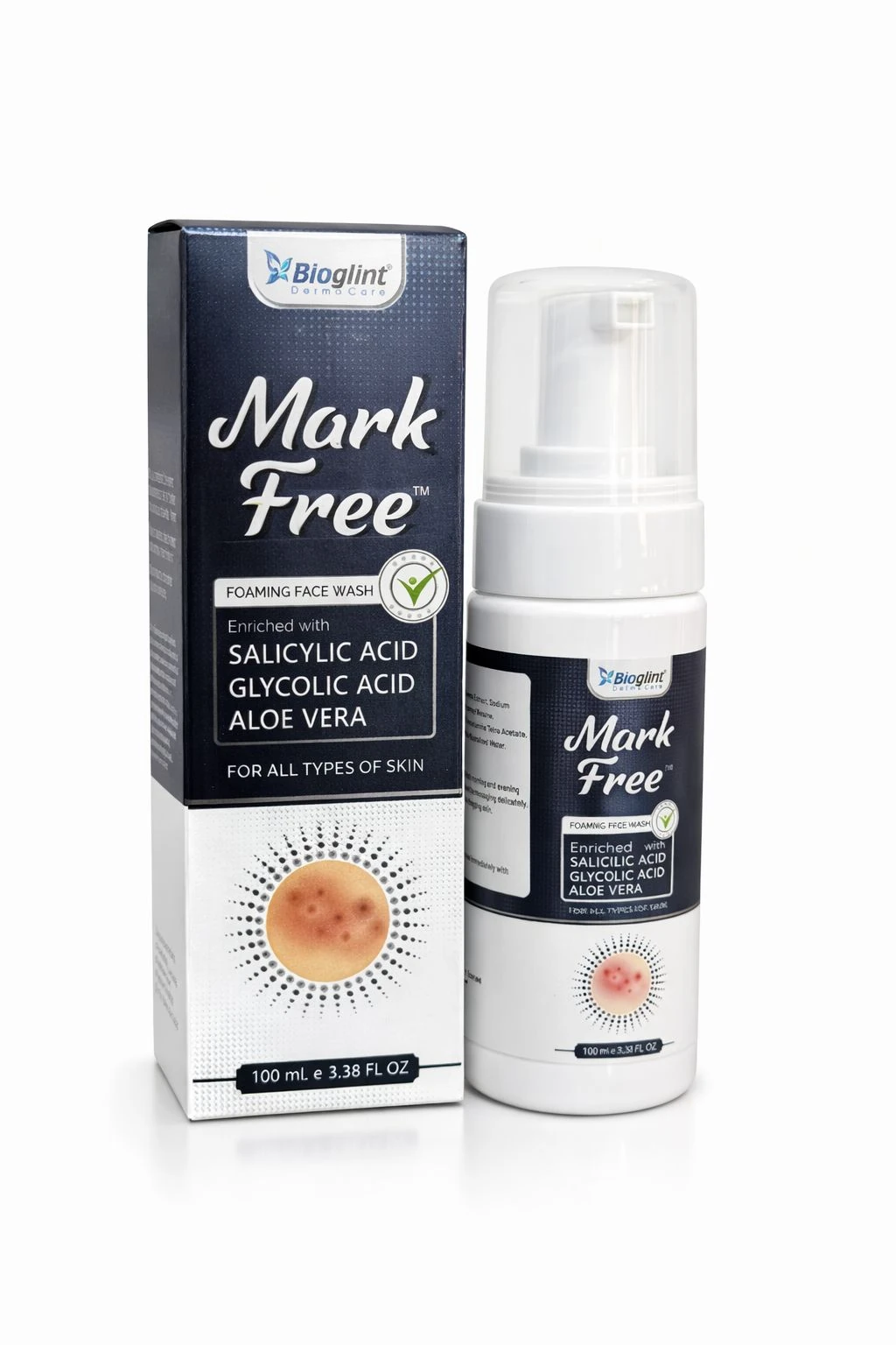 Salicylic Acid Glycolic Acid Aloe Vera Foaming Face Wash PCD Franchise
