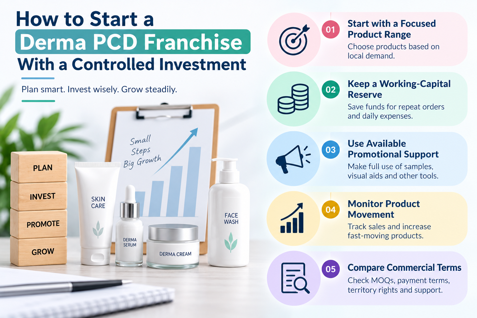 Minimum Investment Required for a Derma PCD Franchise