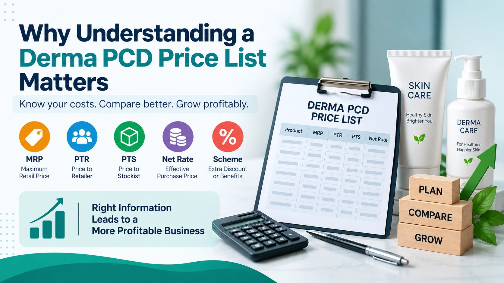 Derma PCD Franchise Price List Breakdown
